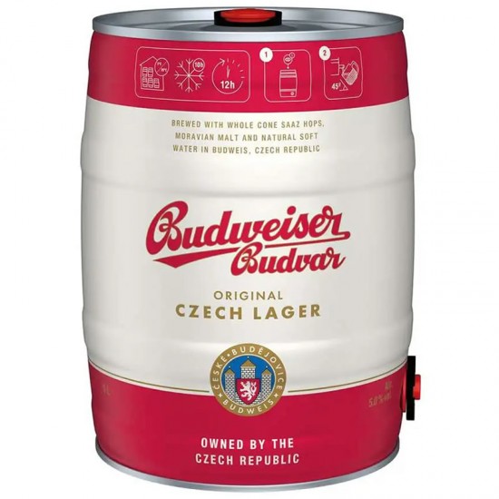 Budweiser Budvar Larger Keg 5l