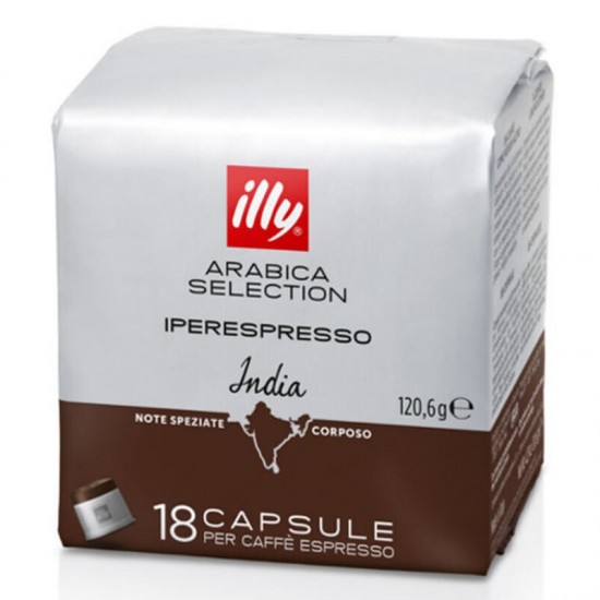 Cafea Illy Iperespresso Cube Monoarabica India 18 Capsule