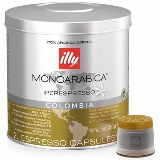 Cafea Illy Iperespresso Monoarabica Columbia 21 Capsule