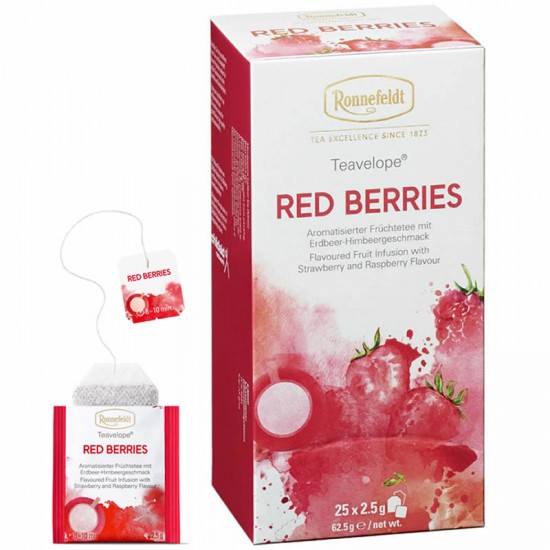 Ronnefeldt Teavelop Red Berries Plic