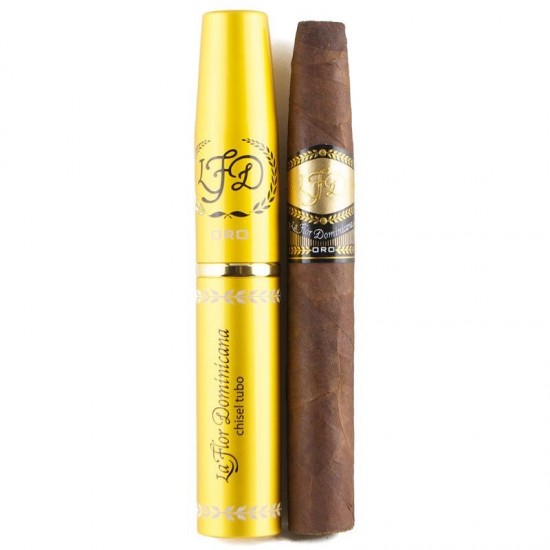 La Flor Dominicana Oro Chisel Torpedo Tubos