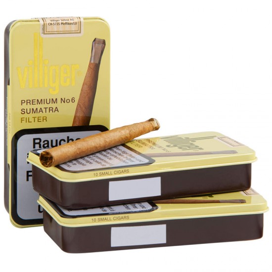 Villiger Premium No 6 Sumatra Tin