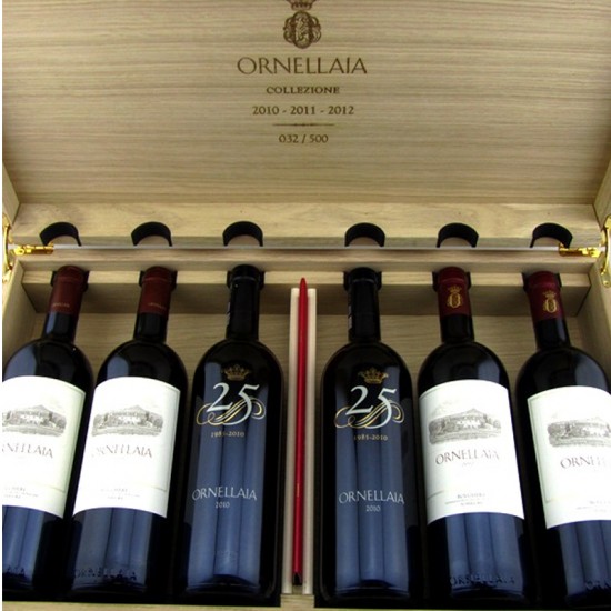 Tenuta Dell'ornellaia Bolgheri Ornellaia Colectie 2010 - 2012 6 X 0.75l