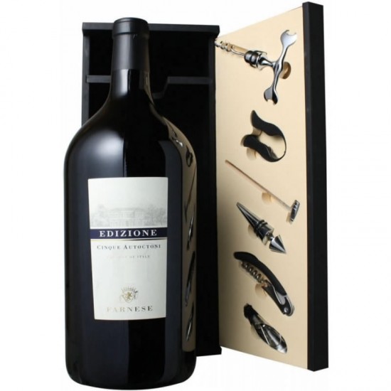 Farnese Fantini Edizione Cinque Autoctoni Double Magnum Wooden Box 3l