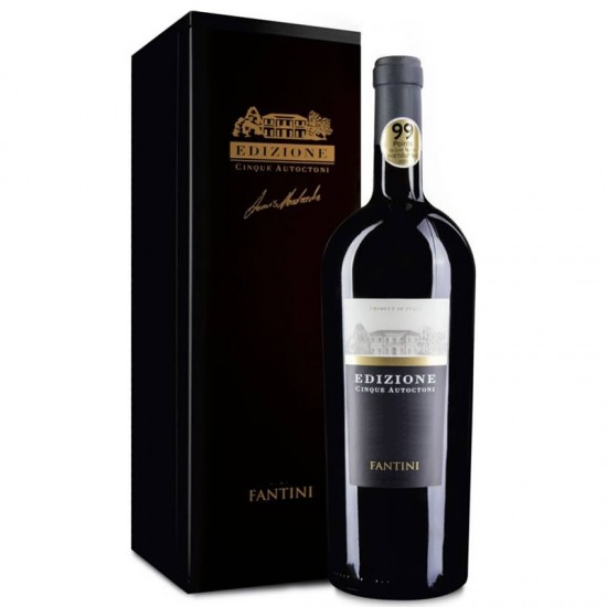 Farnese Fantini Edizione Cinque Autoctoni Magnum Wooden Box 1.5l
