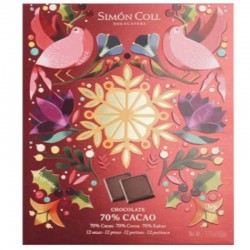 Amatller Mini Dark Chocolates 70% Cacao Box 60gr