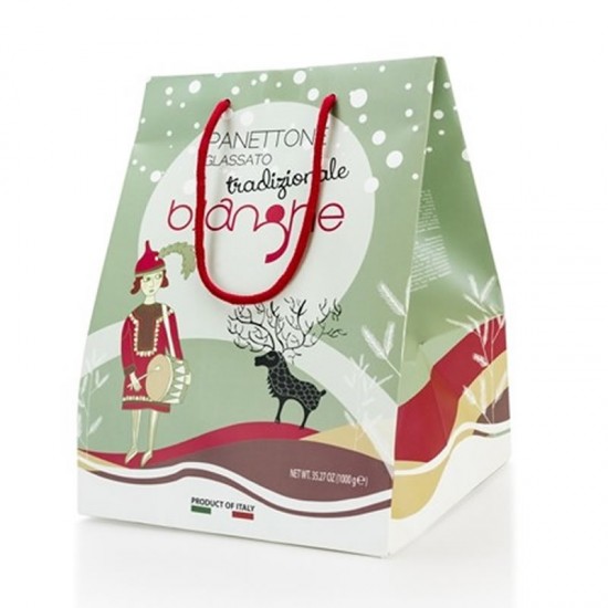 Blanghe Panettone Shopper Glassato Tradizionale 1000gr