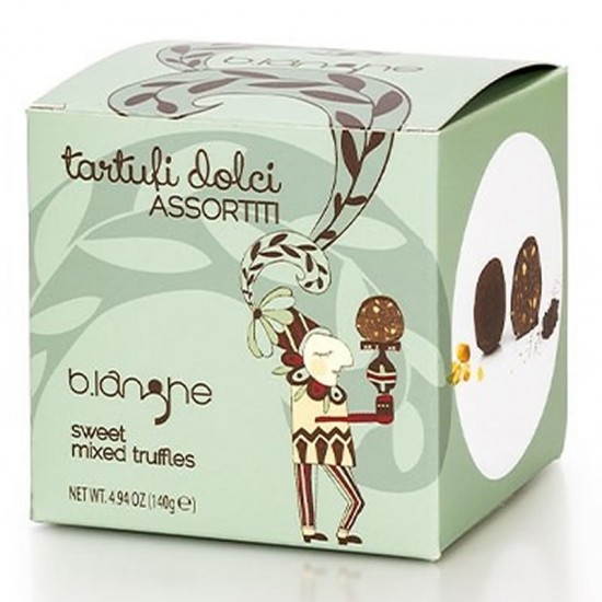 Blanghe Tartufi Dolci Assortiti Cube 140gr