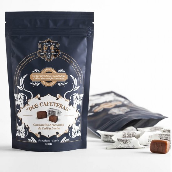 Dos Cafeteras Caramele  Cu Cafea Si Lapte 70gr