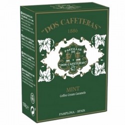 Dos Cafeteras Caramele Cu Menta 100gr