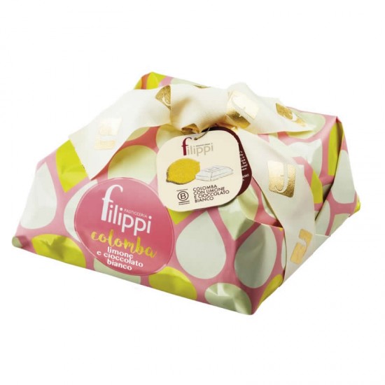 Filippi Panettone Colomba cu Lamaie si Ciocolata Alba 750gr