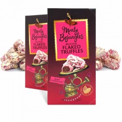 Monty Bojangles Flaked Ruby Chocolate Truffles 100gr