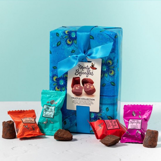 Monty Bojangles Peacock Blue Gift Truffles 190gr