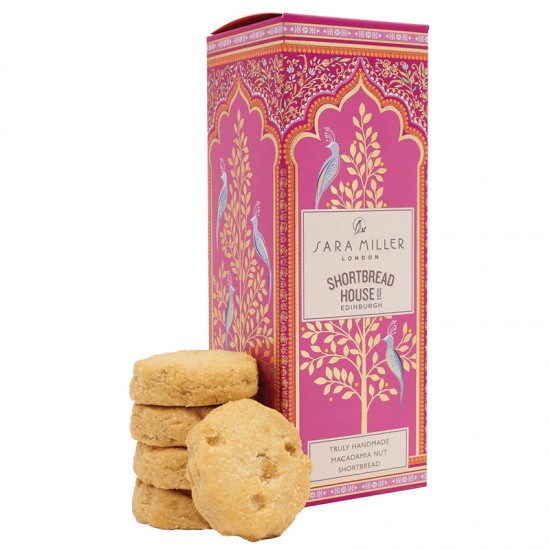 Sara Miller Shortbread Biscuiti Artizanali Cu Unt Si Alune Macadamia 125gr