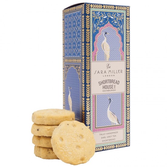 Sara Miller Shortbread Biscuiti Artizanali Cu Unt Si Ceai Earl Gray 125gr