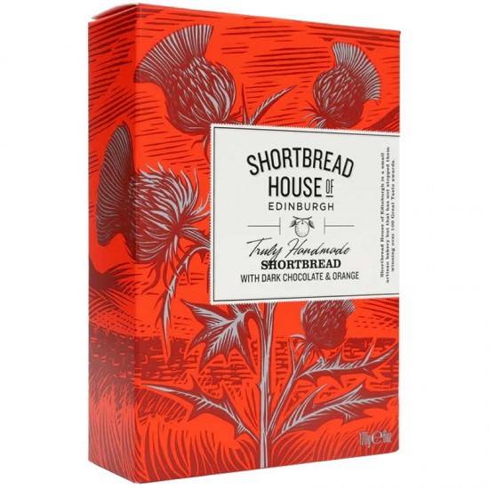 Shortbread Biscuiti Artizanali Cu Unt, Cu Portocala Si Cu Perle De Chiocolata 170gr