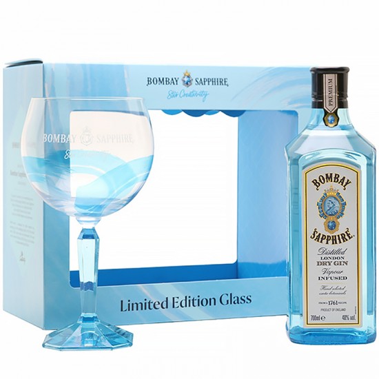 Bombay Sapphire Glass Gift Set 0.7l