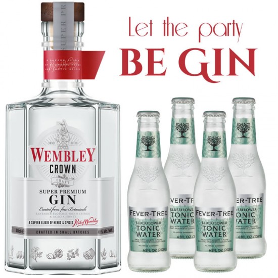 Wembley Crown London Dry Gin Tonic Pack 0.7l