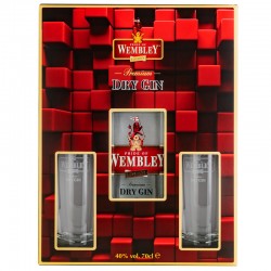 Wembley London Dry Gin Glass Gift Box 0.7l