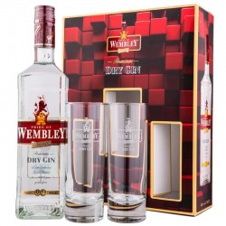 Wembley London Dry Gin Glass Gift Box 0.7l