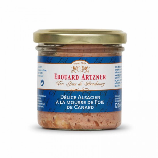 Edouard Artzner Deliciu Alsacian Cu Mousse Din Ficat De Rata 180gr