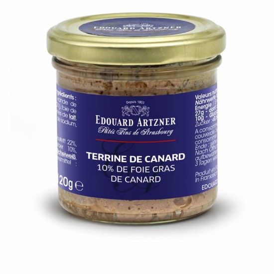 Edouard Artzner Terina Cu Foie Gras De Rata 120gr