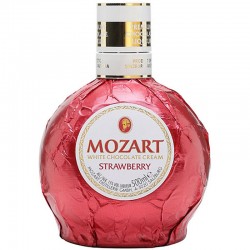 Mozart White Chocolate Strawberry Cream 0.5l