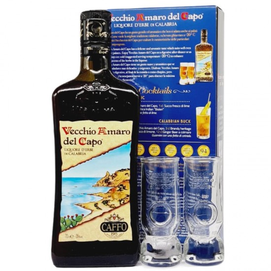 Vecchio Amaro Del Capo Gift Pack 0.7l