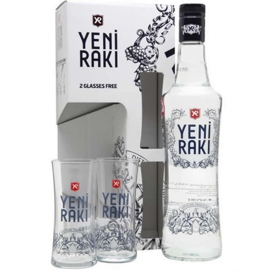 Yeni Raki Glasses Gift Box 0.7l