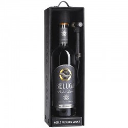 Beluga Gold Leather Case 0.7l