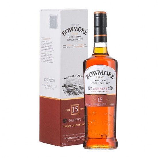 Bowmore Darkest 15 Ani 0.7l