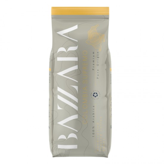 Cafea Bazzara Monoarabica Colombia Supremo Boabe 1kg