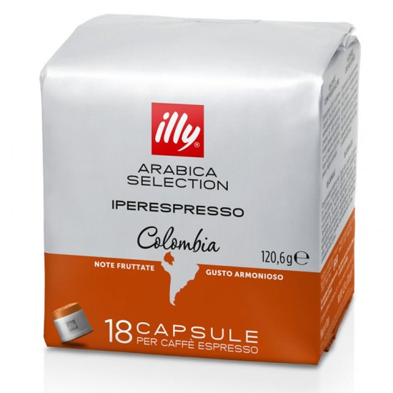 Cafea Illy Iperespresso Cube Monoarabica Columbia 18 Capsule