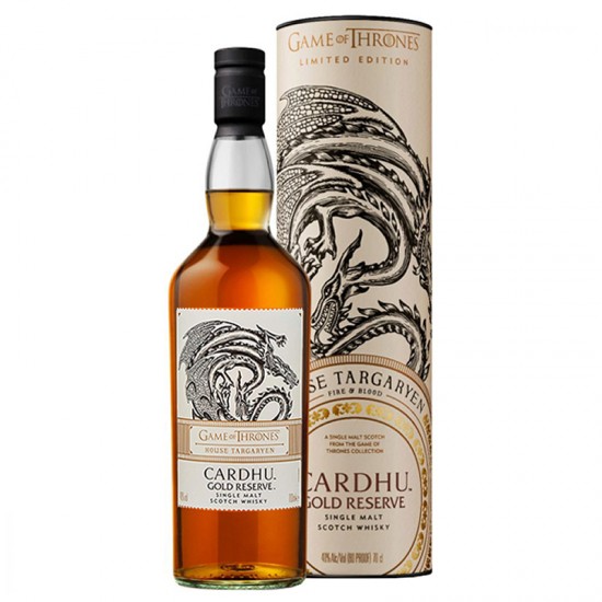Cardhu Gold Reserve Game Of Thrones House Targaryen 0.7l