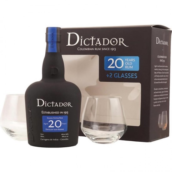 Dictador 20 Ani Gift Box 0.7l