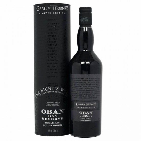 Oban Bay Reserve Game Of Thrones Night's Watch 0.7l