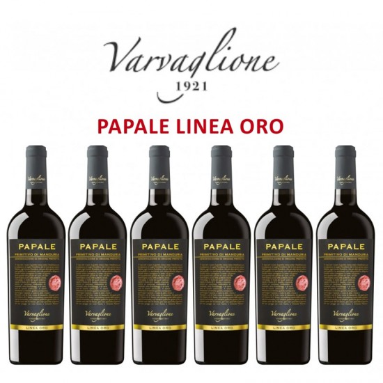 Varvaglione Primitivo Di Manduria Papale Linea Oro Colectie 6 Sticle 0.75l