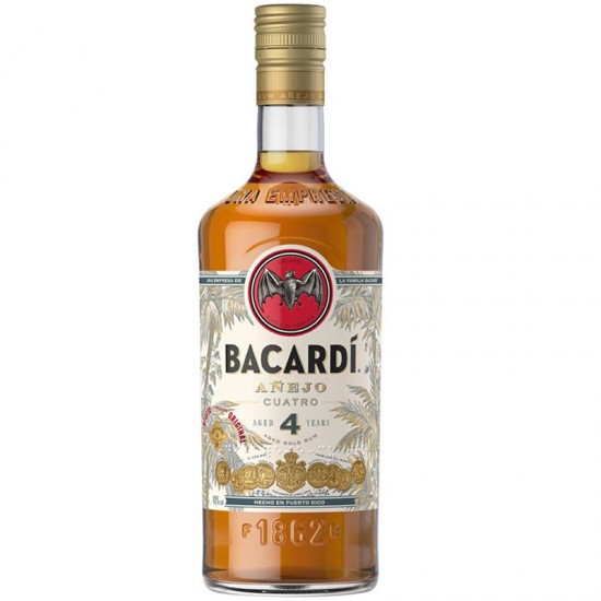 Bacardi Anejo Cuatro 1l