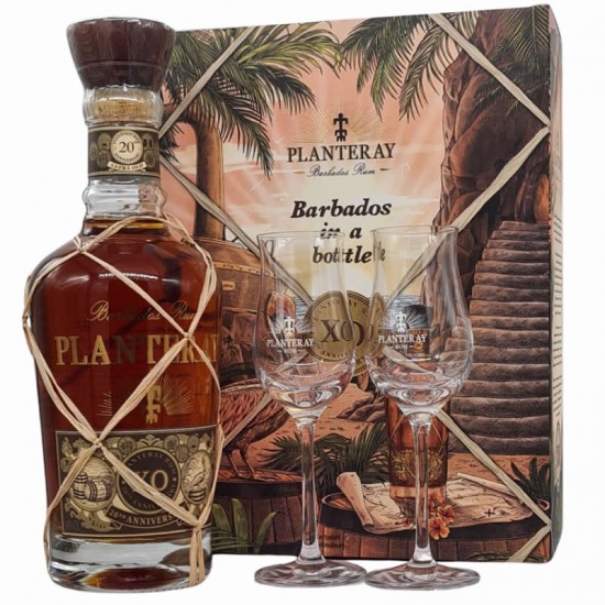 Planteray Rum 20th Anniversary Xo Gift Pack 0.7l