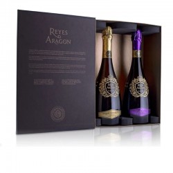 Bodegas Langa Reyes De Aragon Cava Pachet Delux  2x0.75l