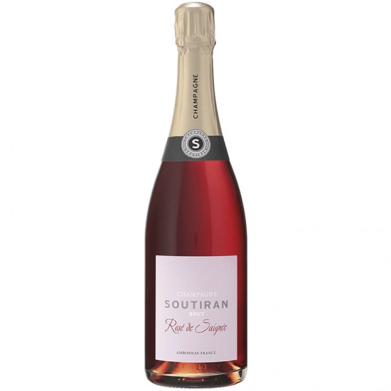 Champagne Soutiran Cuvee Rose De Saignee Brut 0.75l