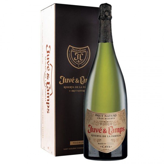 Juve & Camps Reserva De La Familia Gran Reserva Brut Nature Magnum Gift Box 1.5l