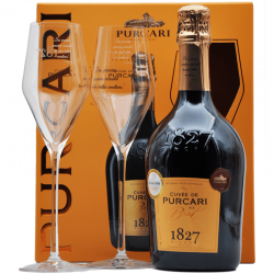 Purcari 1827 Cuvee Alb Brut Gift Pack 0.75l