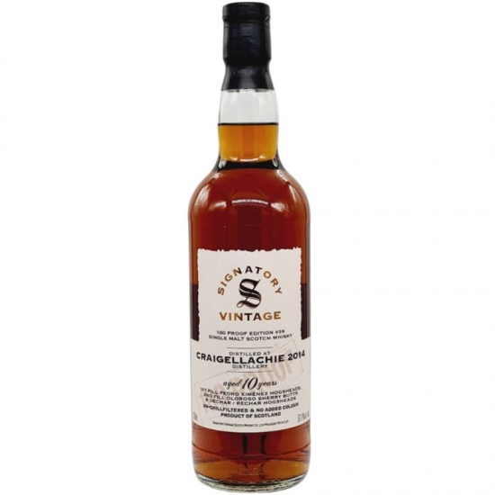 Signatory Vintage Craigellachie 2014 10 Ani Pedro Ximenez Cask 0.7l