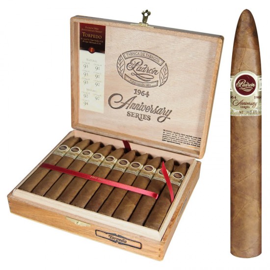 Padron 1964 Anniversary Series Torpedo Natural Box