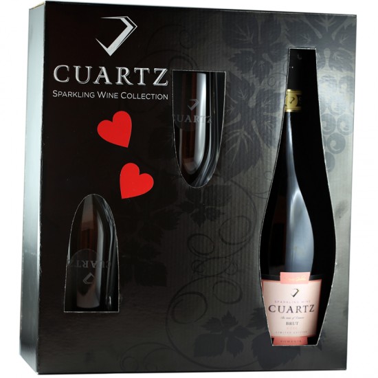 Crama Girboiu Cuartz Alb Brut Gift Pack 0.75l