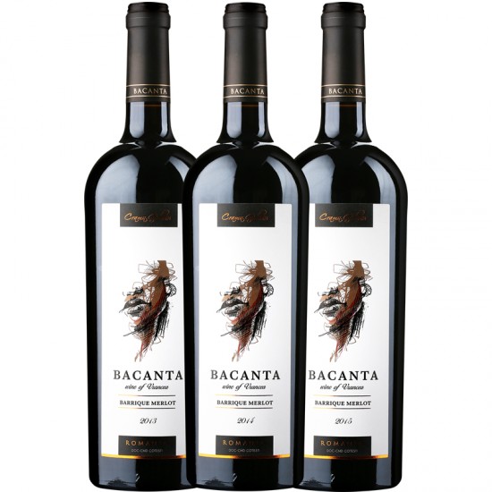 Crama Girboiu Verticala Bacanta Merlot Barrique 3 X 0.75l