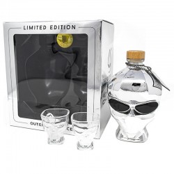 Outerspace Vodka Chrome 2 Glasses Gift Pack 0.7l