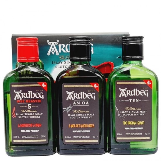 Ardbeg Monsters Of Smoke Set 3 x 0.2l