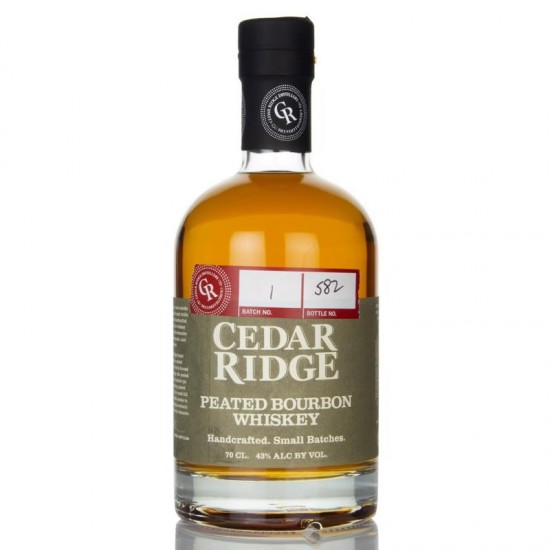 Cedar Ridge Peated Bourbon Whiskye 0.7l